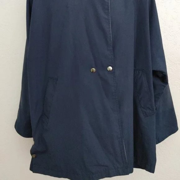 Vintage Charles Klein Men's Navy Rain Jacket (12) - Picture 7 of 10